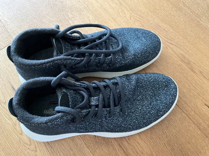 Allbirds Wool Runner Mizzle Sneaker Herren Gr. 41/42 Grau Wolle 2
