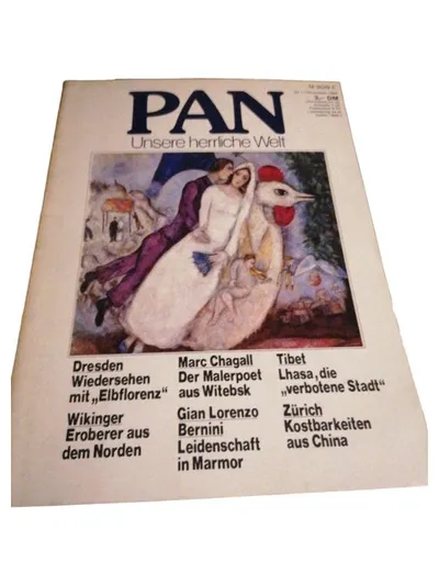 PAN Unsere Herrliche Welt Zeitschrift Kultur Marc Chagall Dresden Tibet Bernini