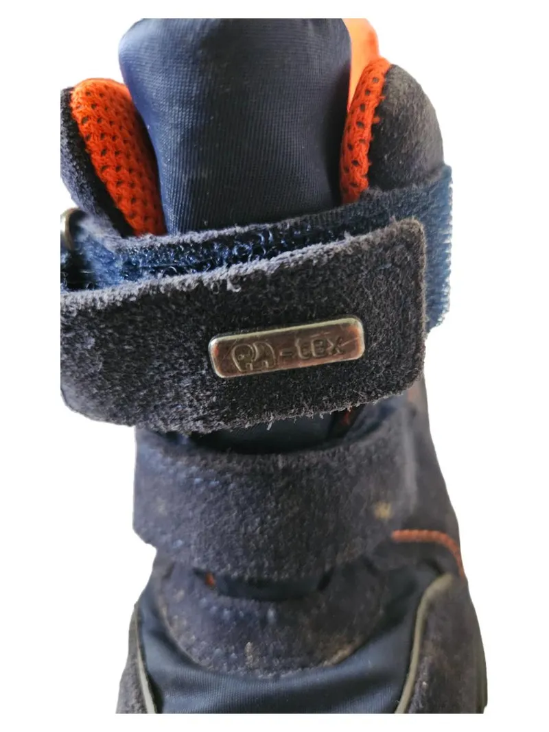 Elefanten TEX Kinder Schneestiefel Gr. 24 Blau Wasserdicht Klettverschluss 2