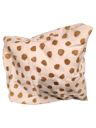 IKEA SKÄGGÖRT Kissenbezug 50x50 cm Beige Punkte Baumwolle Modern Skandinavisch