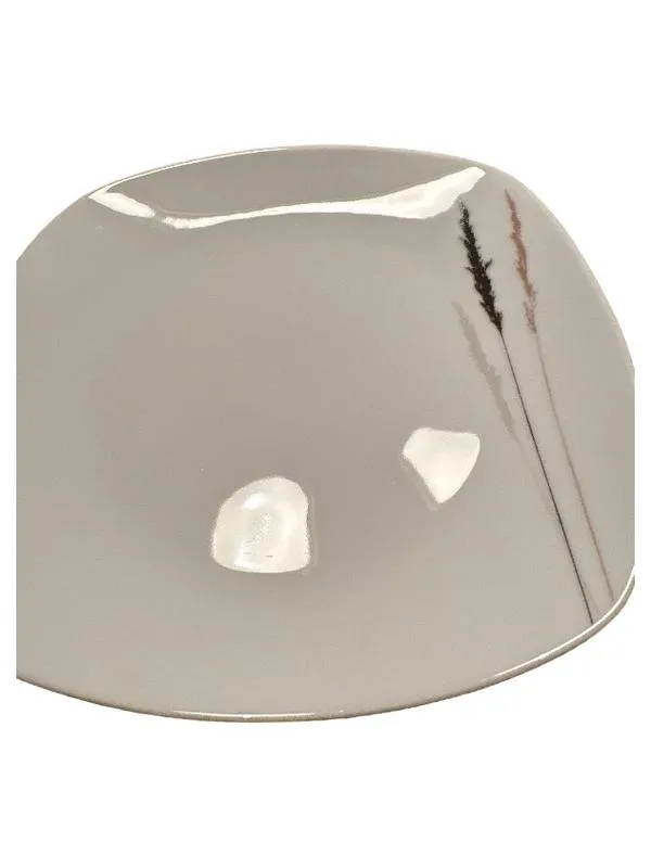 Casa Nova Essteller Porzellan Gräser Motiv Weiß 18 cm Modern 1