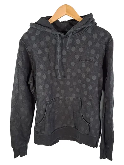 hummel Herren Kapuzenpullover Hoodie Hexagon Grau Baumwolle Gr. M Freizeit
