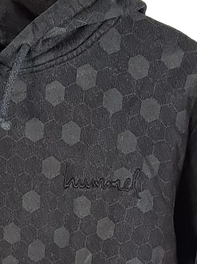 hummel Herren Kapuzenpullover Hoodie Hexagon Grau Baumwolle Gr. M Freizeit