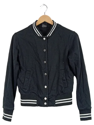 Urban Classics College Sweatjacke Damen Gr. S Schwarz Varsity Jacke