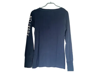 Aéropostale Damen Langarmshirt Gr. M Blau New York 87 Baumwolle