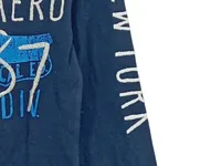 Aéropostale Damen Langarmshirt Gr. M Blau New York 87 Baumwolle 5