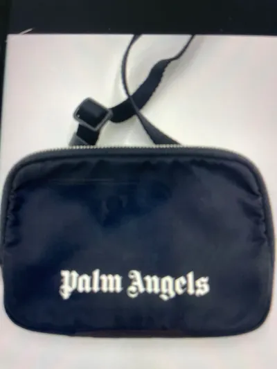Palm Angels Umhängetasche Bauchtasche Unisex Schwarz Nylon Logo