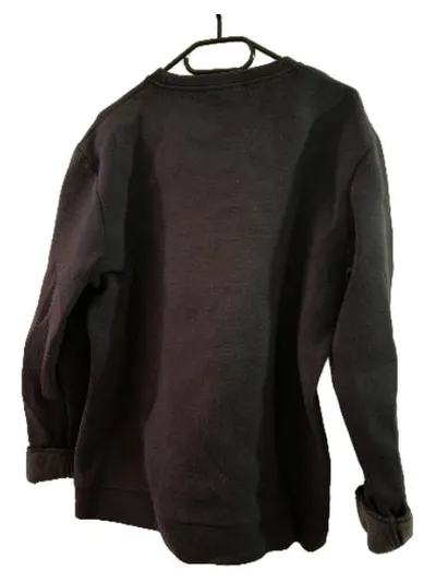Calvin Klein Sweatshirt Herren Gr. L Blau Rundhals Logo Stickerei