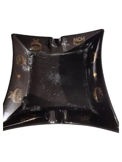 MCM Walküre Aschenbecher Porzellan Schwarz Luxus Designer Made in West Germany