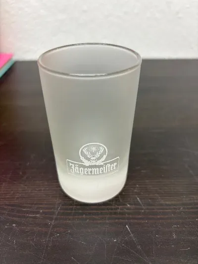 Jägermeister Schnapsglas Shotglas Glas 9cm Transparent Hirsch Logo