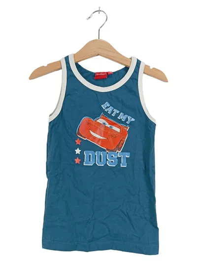 Disney Cars Lightning McQueen Tank Top Kinder Gr. 110/116 Petrol