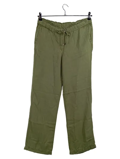 Kenny S. Damen Stoffhose Lyocell Oliv Gr. 38 Sommerhose Casual