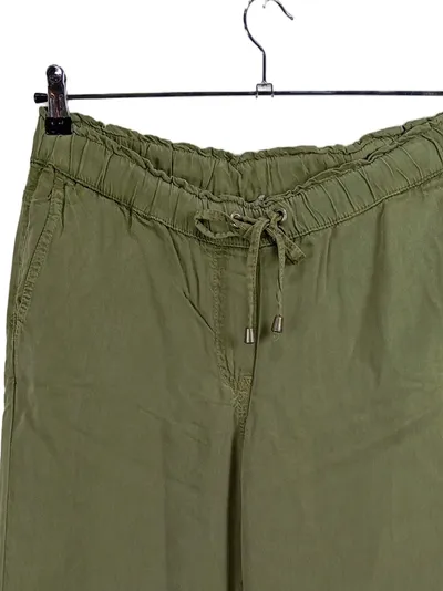 Kenny S. Damen Stoffhose Lyocell Oliv Gr. 38 Sommerhose Casual