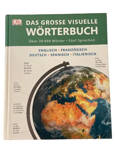 Das grosse visuelle Wörterbuch DK 5 Sprachen Englisch Deutsch Französisch