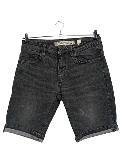 Indicode Jeans Herren Jeans Shorts Grau Gr. S W30 Stretch Denim