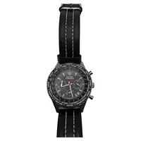 DETOMASO Firenze Herren Chronograph Armbanduhr Schwarz Leder Weltzeit 4