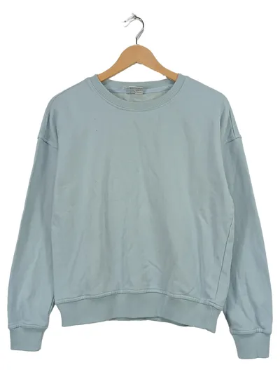 Urban Classics Sweatshirt Damen Pullover Hellblau Gr. M Basic Langarm