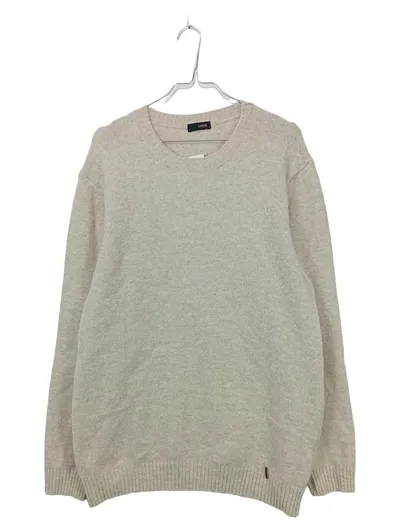 CINQUE Herren Pullover Gr. XL Beige Meliert Strickpullover Wolle Mix
