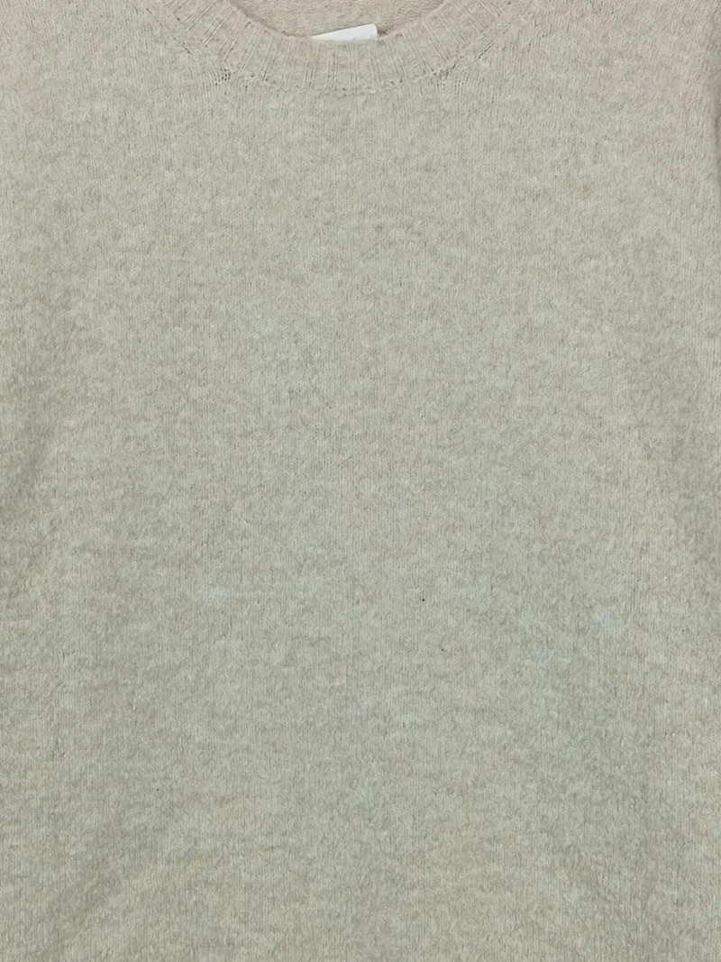 CINQUE Herren Pullover Gr. XL Beige Meliert Strickpullover Wolle Mix 4