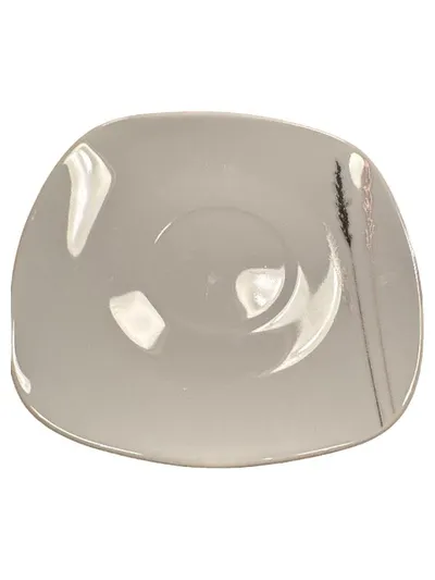 Casa Nova Untertasse Porzellan Weiß Modern Lavendel Dekor 14 cm