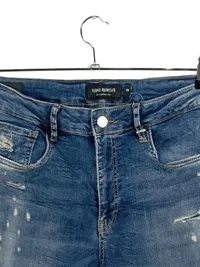 Elias Rumelis Destroyed Jeans Damen Blau W29 L25 Stretch Denim Baumwolle 2