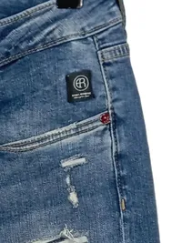 Elias Rumelis Destroyed Jeans Damen Blau W29 L25 Stretch Denim Baumwolle 3