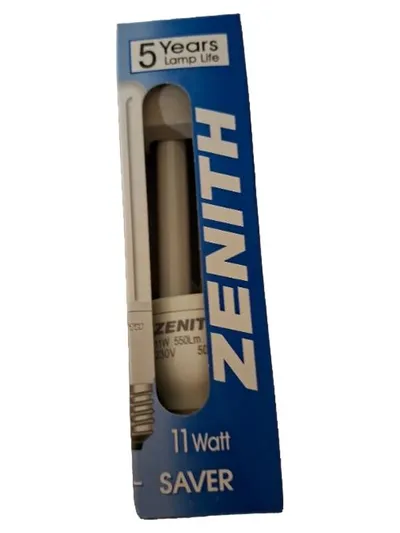Zenith Saver Energiesparlampe 11W E14 550lm 230V Weiß
