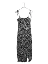 a lot less Sommerkleid Damen Blumenmuster Viskose Schwarz Gr. 34/XS 1