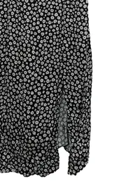 a lot less Sommerkleid Damen Blumenmuster Viskose Schwarz Gr. 34/XS 3