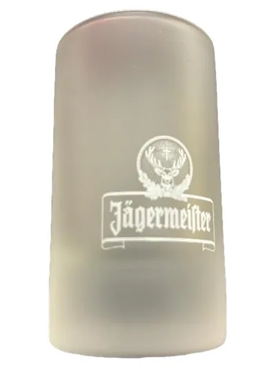 Jägermeister Schnapsglas Glas Transparent 9cm Hirsch Logo Klassisch