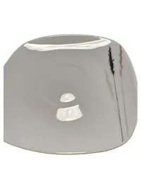 Casa Nova Unterteller Gräser Design Weiß Porzellan 14 cm Modern 1