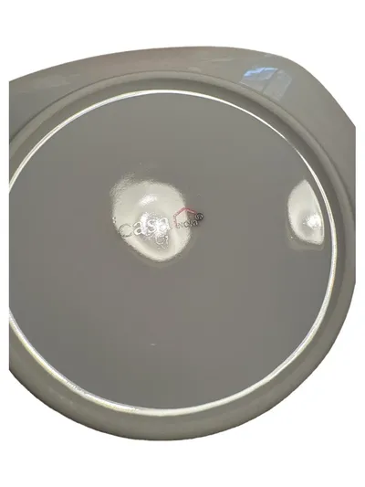 Casa Nova Unterteller Gräser Design Weiß Porzellan 14 cm Modern