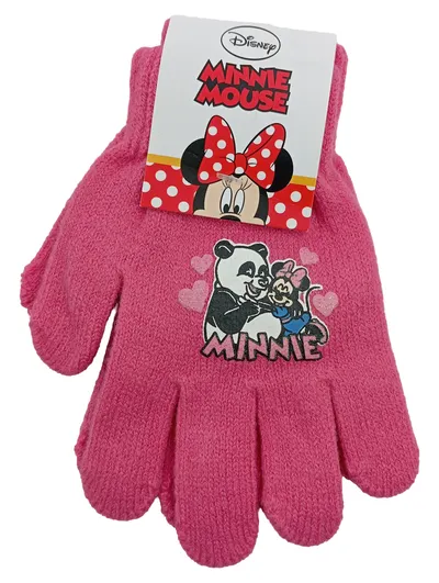 Disney Minnie Mouse Handschuhe Kinder Pink Panda Motiv 3 Jahre