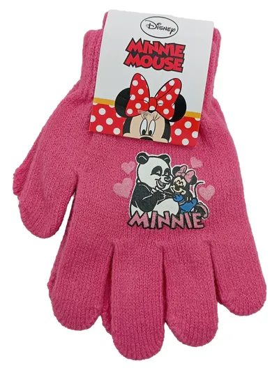 Disney Minnie Mouse Handschuhe Kinder Pink Panda Motiv 3 Jahre