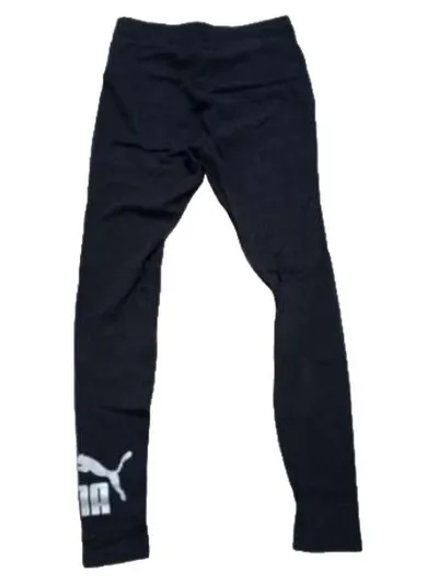 PUMA Damen Leggings Schwarz Gr. 36/S Sportleggings Logo-Print