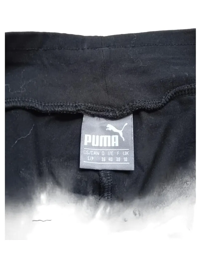 PUMA Damen Leggings Schwarz Gr. 36/S Sportleggings Logo-Print 4