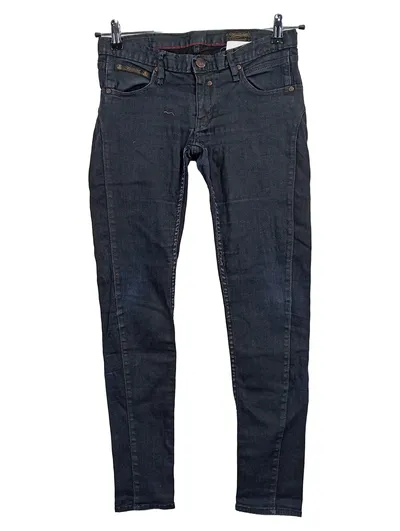 Herrlicher Jeans Slim Fit Damen Blau W28/36 Stretch Baumwolle Alltag