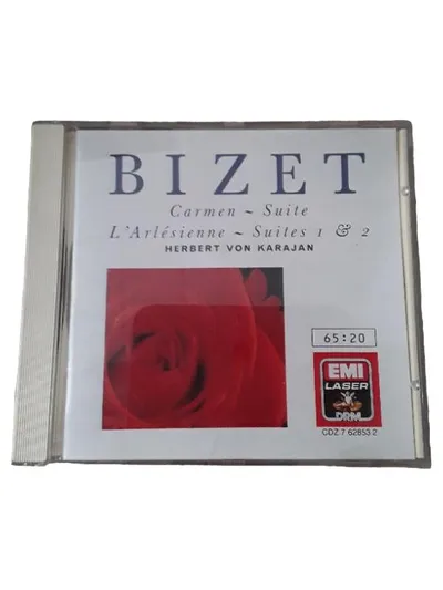 Bizet Carmen Suite L'Arlesienne Suites 1 & 2 Herbert von Karajan CD EMI