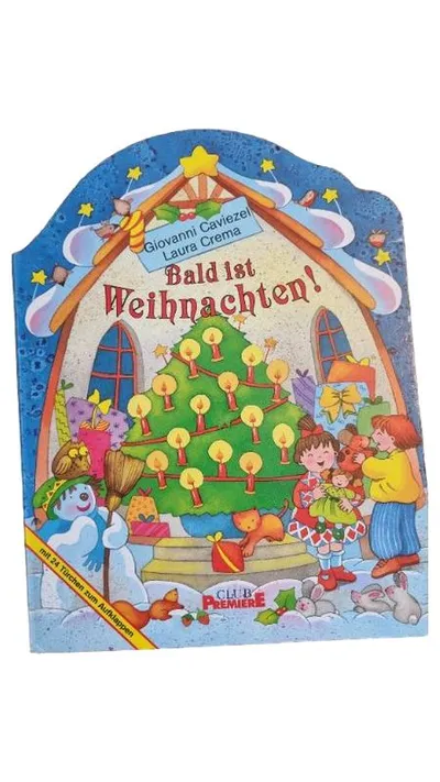 Club Premiere Weihnachtsbuch Adventskalender 24 Türchen Kinder Hardcover