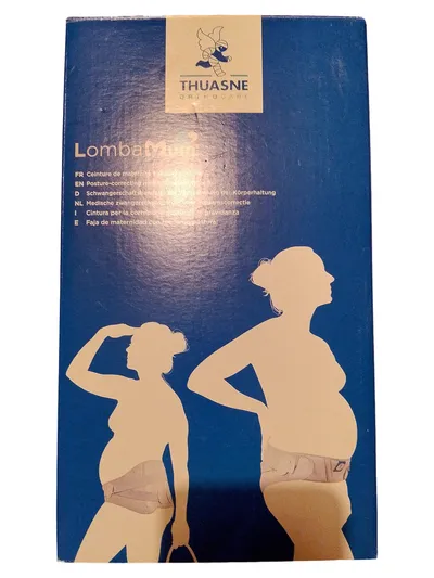 Thuasne LombaMum Schwangerschaftsgürtel Stützgürtel Bandage Beige Alltag