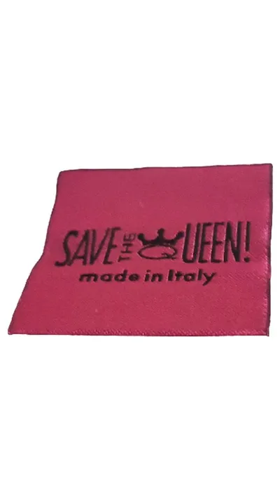 SAVE THE QUEEN! Damen Tank Top Schwarz Pailletten Gr. XL Made in Italy