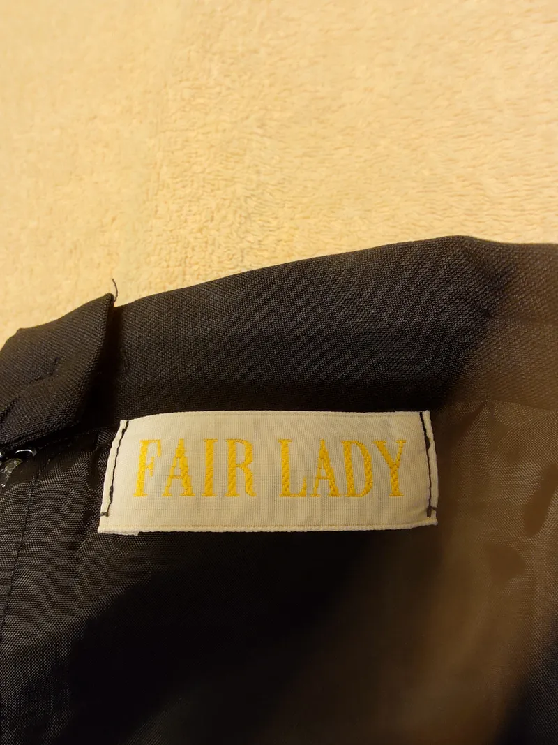 Fair Lady Damen Faltenrock Schwarz Business Gr. 44/22 Büro Elegant 3