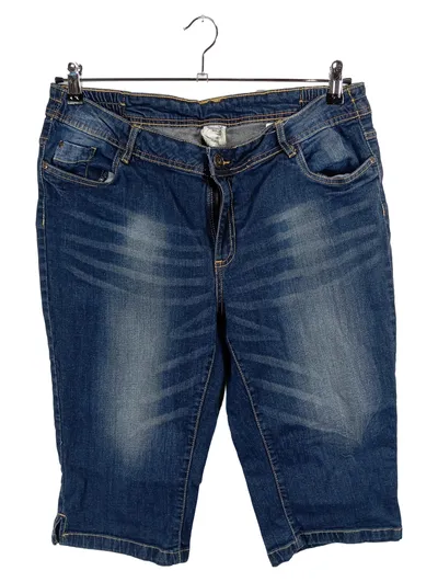 Cecilia Classics Jeans Shorts Damen Gr. 44 Blau Bermuda Capri