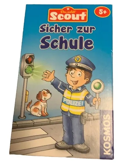 Scout Sicher zur Schule Kosmos Kinderbuch ab 5 Jahren Verkehrserziehung Polizei