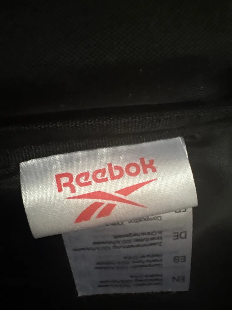 Reebok Gürteltasche Bauchtasche Grau Sportlich Logo Polyester Unisex 3