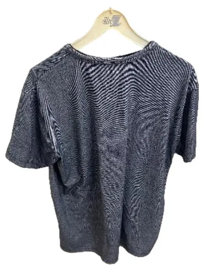 X-Mail Herren Freizeithemd Kurzarm Blau Strukturmuster Gr. XL