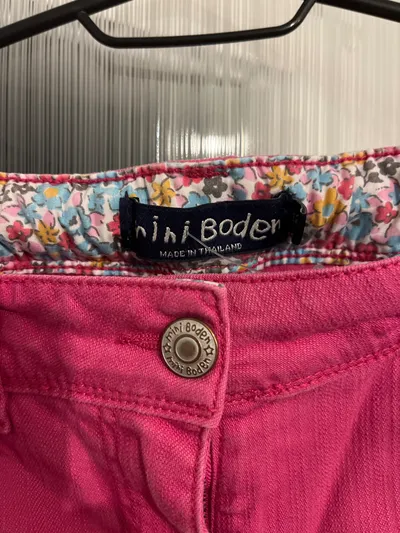 Mini Boden Mädchen Jeans Hose Pink Gr. 152 Baumwolle Skinny