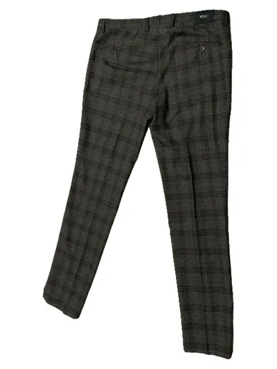 DIGEL Herren Stoffhose Gr. 48 kariert grau Business Anzughose