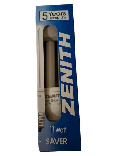 Zenith Saver Energiesparlampe 11W E14 550Lm Weiß Leuchtmittel