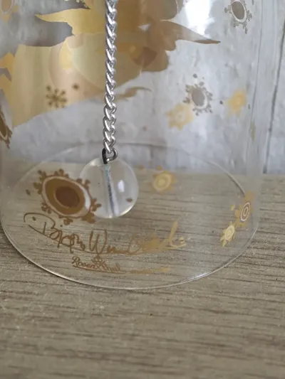 Rosenthal Glasglocke Engel Bjørn Wiinblad Weihnachten Transparent 10cm